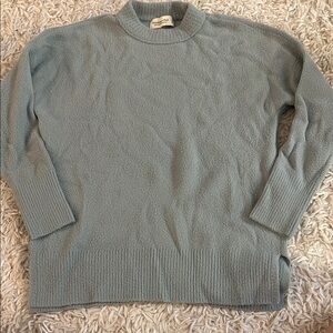 Abercrombie & Fitch Soft A&F Blue Sweater